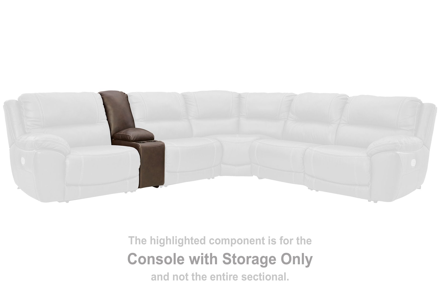 Dunleith 3-Piece Power Reclining Loveseat with Console - Pull Up A Couch