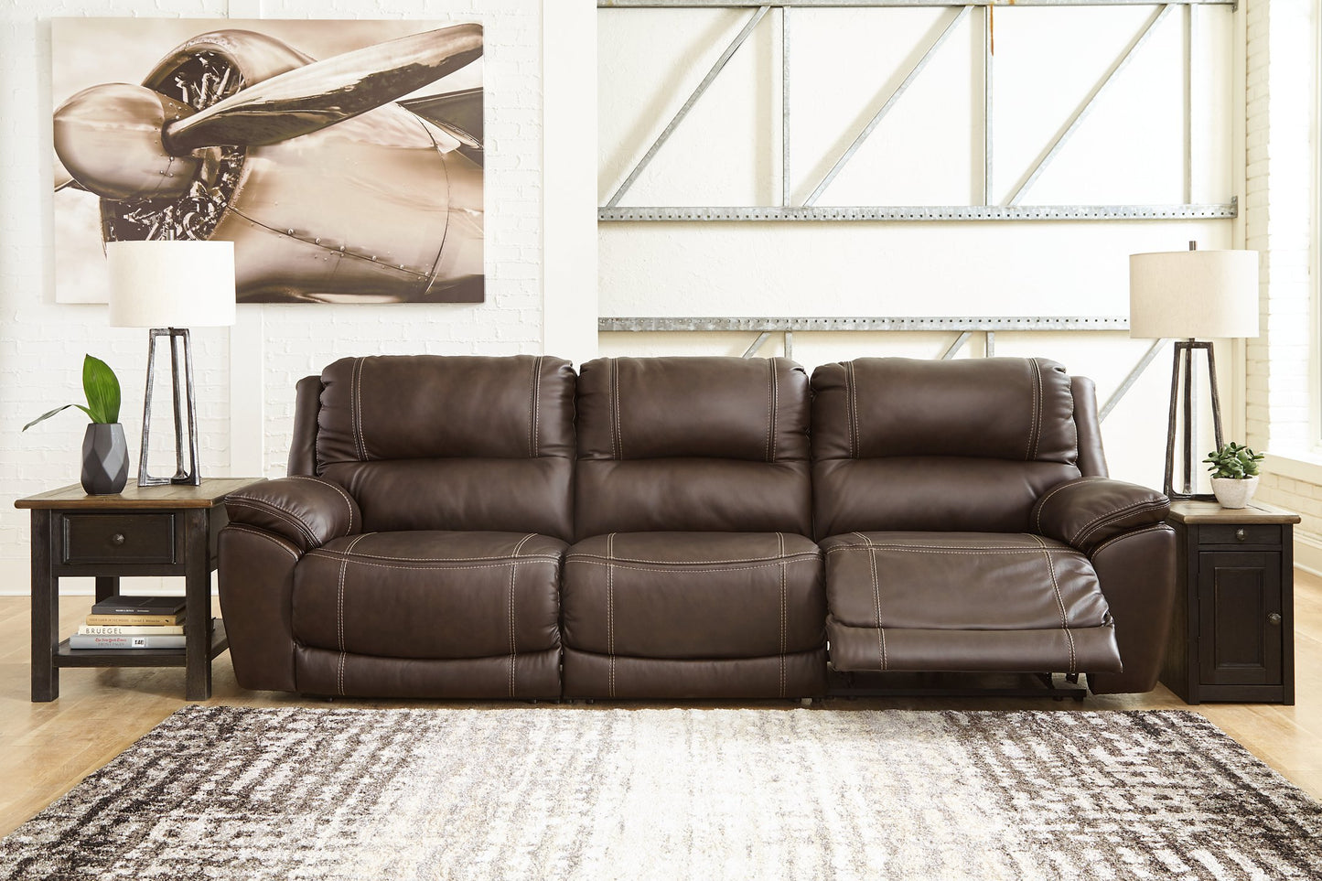 Dunleith 3-Piece Power Reclining Sofa - Pull Up A Couch