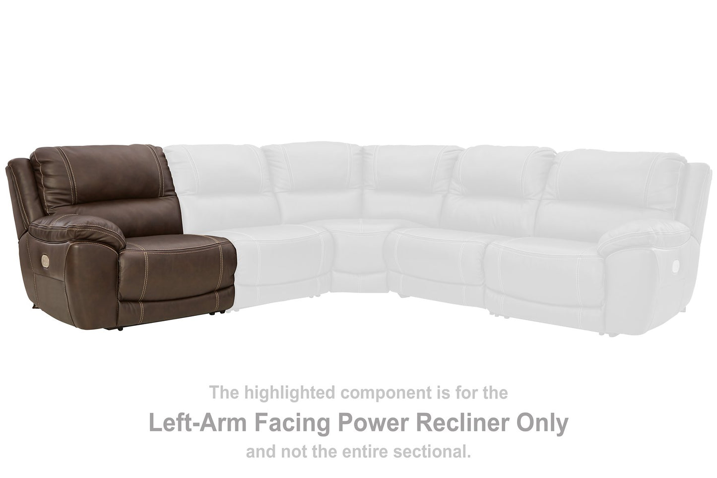 Dunleith 2-Piece Power Reclining Loveseat - Pull Up A Couch