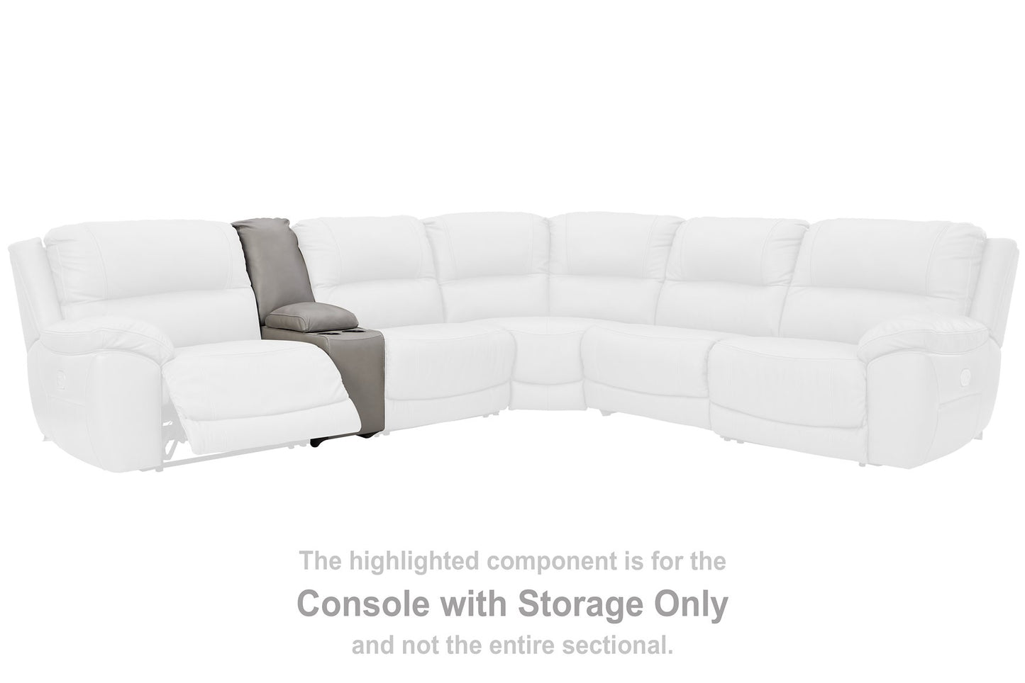 Dunleith 3-Piece Power Reclining Sectional Loveseat with Console - Pull Up A Couch