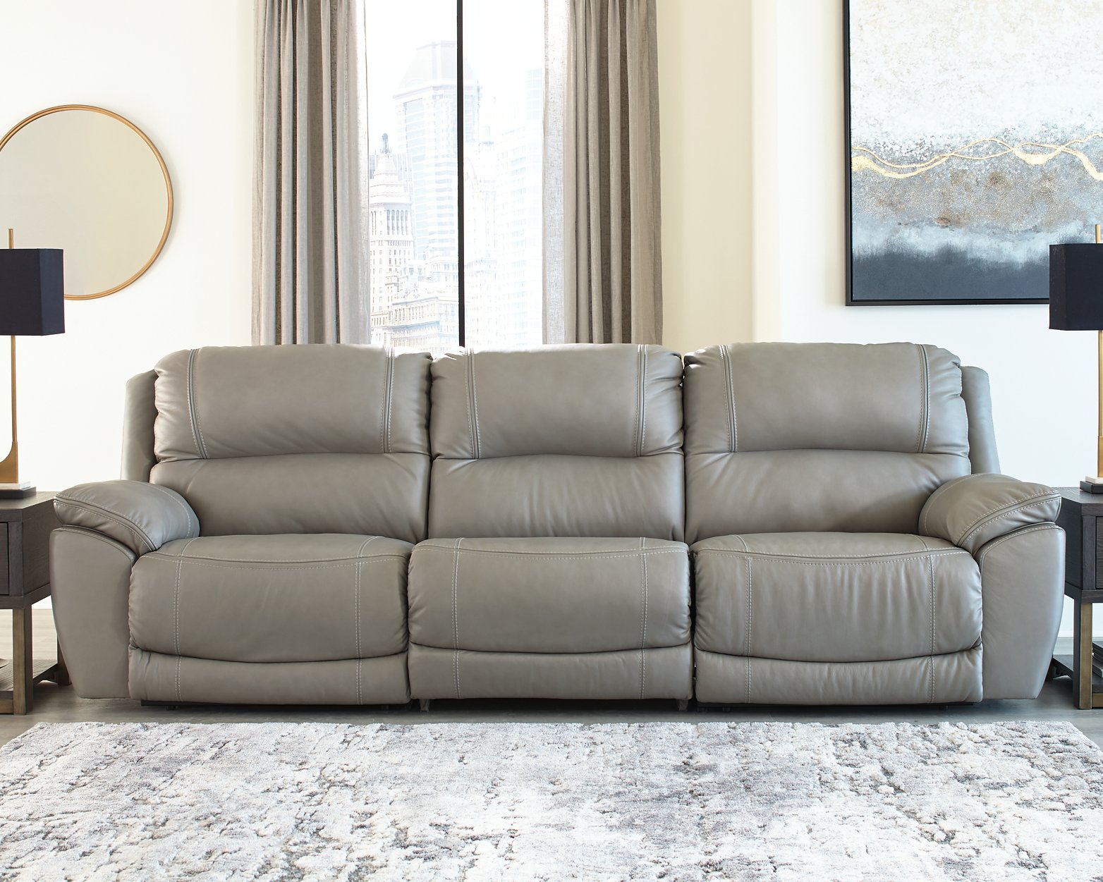 Dunleith 3-Piece Power Reclining Sectional Sofa - Pull Up A Couch