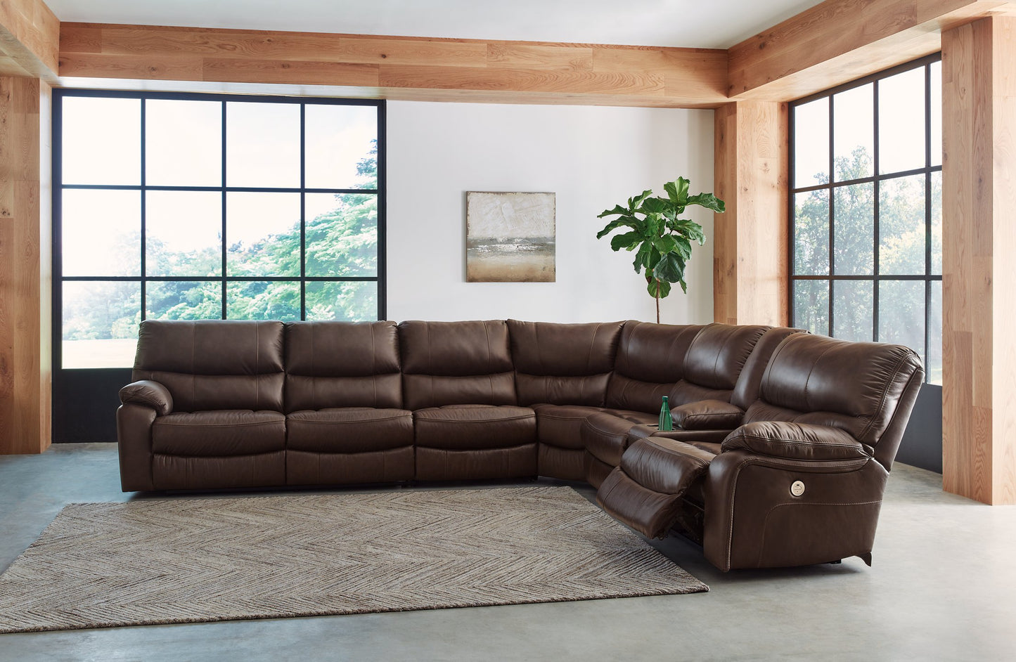 Family Circle Power Reclining Sectional - Pull Up A Couch