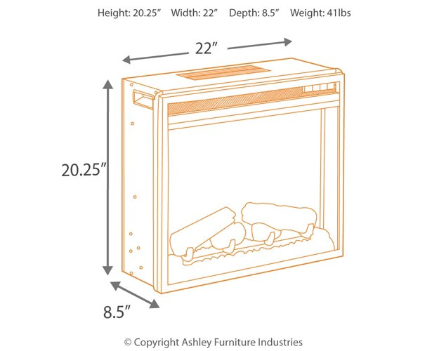 Arlenbry 60" TV Stand with Electric Fireplace - Pull Up A Couch