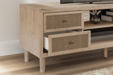 Cielden 72" TV Stand with Electric Fireplace - Pull Up A Couch