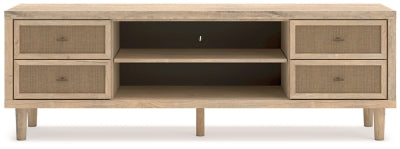 Cielden 72" TV Stand with Electric Fireplace - Pull Up A Couch