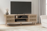 Cielden 72" TV Stand with Electric Fireplace - Pull Up A Couch