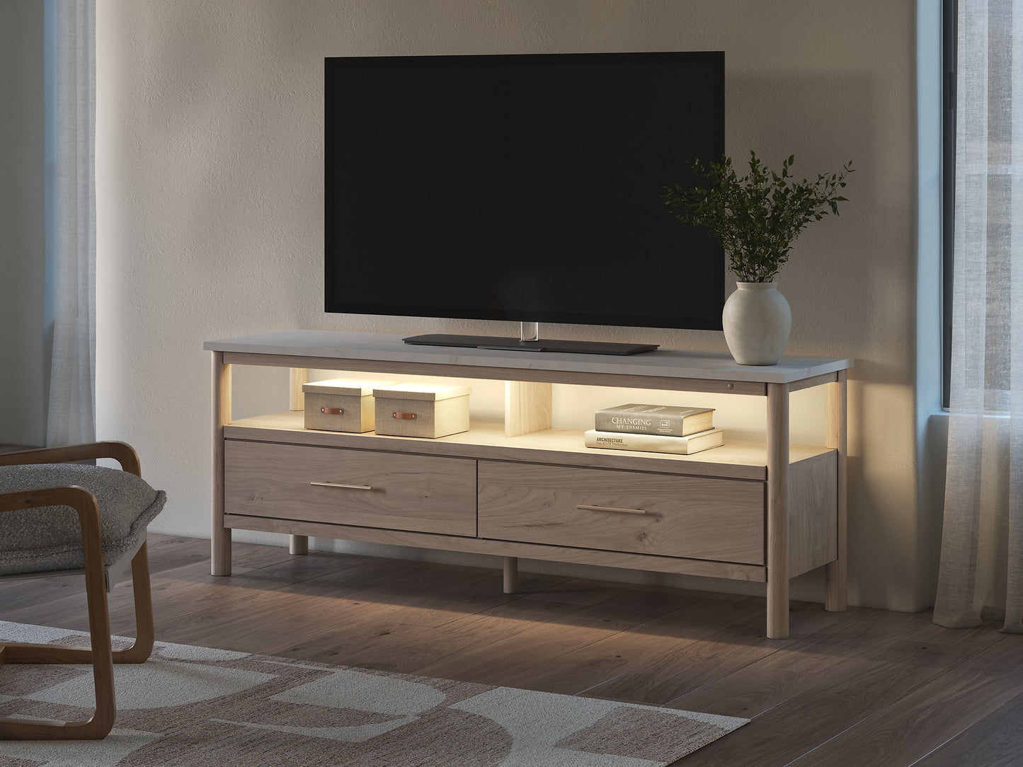 Cadmori 72" TV Stand - Pull Up A Couch