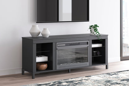 Cayberry 3-Piece Entertainment Center with Electric Fireplace - Pull Up A Couch