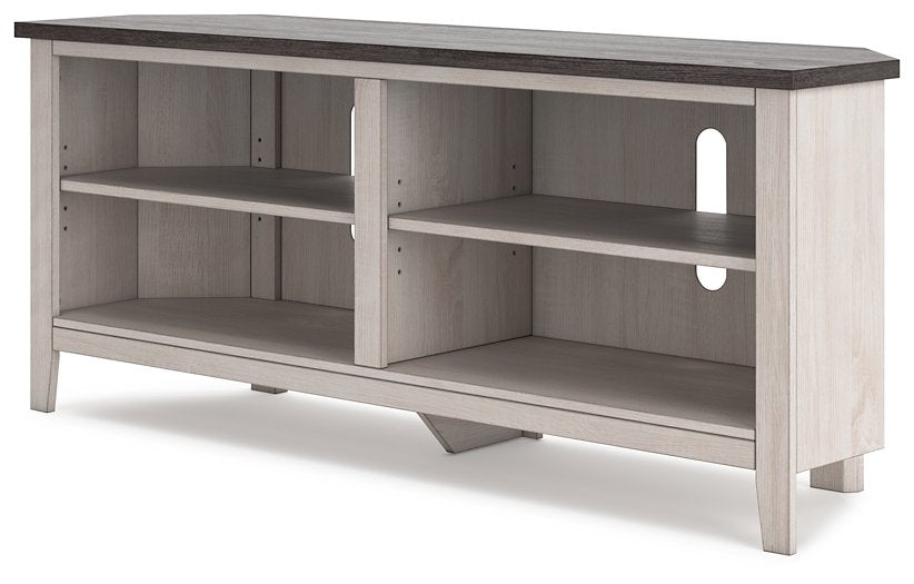 Dorrinson Corner TV Stand - Pull Up A Couch