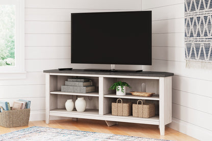 Dorrinson Corner TV Stand - Pull Up A Couch