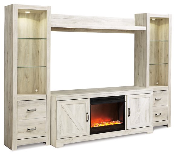 Bellaby 4-Piece Entertainment Center with Fireplace - Pull Up A Couch