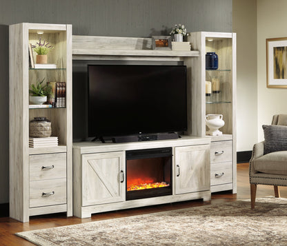 Bellaby 4-Piece Entertainment Center with Fireplace - Pull Up A Couch