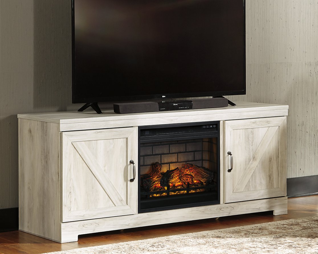 Bellaby 63" TV Stand with Electric Fireplace - Pull Up A Couch