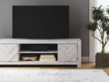 Cayboni 71" TV Stand with Electric Fireplace