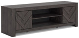 Cayboni 71" TV Stand with Electric Fireplace