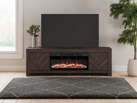 Cayboni 71" TV Stand with Electric Fireplace