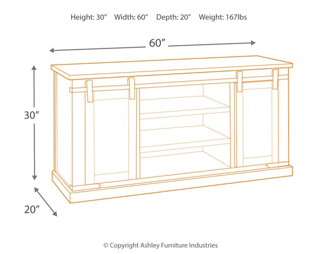 Budmore 60" TV Stand - Pull Up A Couch