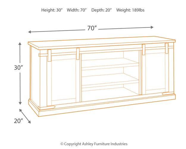 Budmore 70" TV Stand - Pull Up A Couch