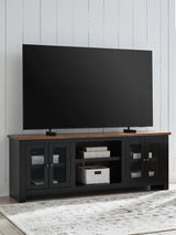 Wildenauer 76" TV Stand with Electric Fireplace