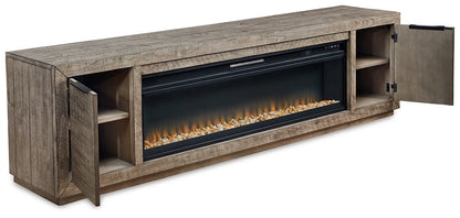 Krystanza TV Stand with Electric Fireplace - Pull Up A Couch