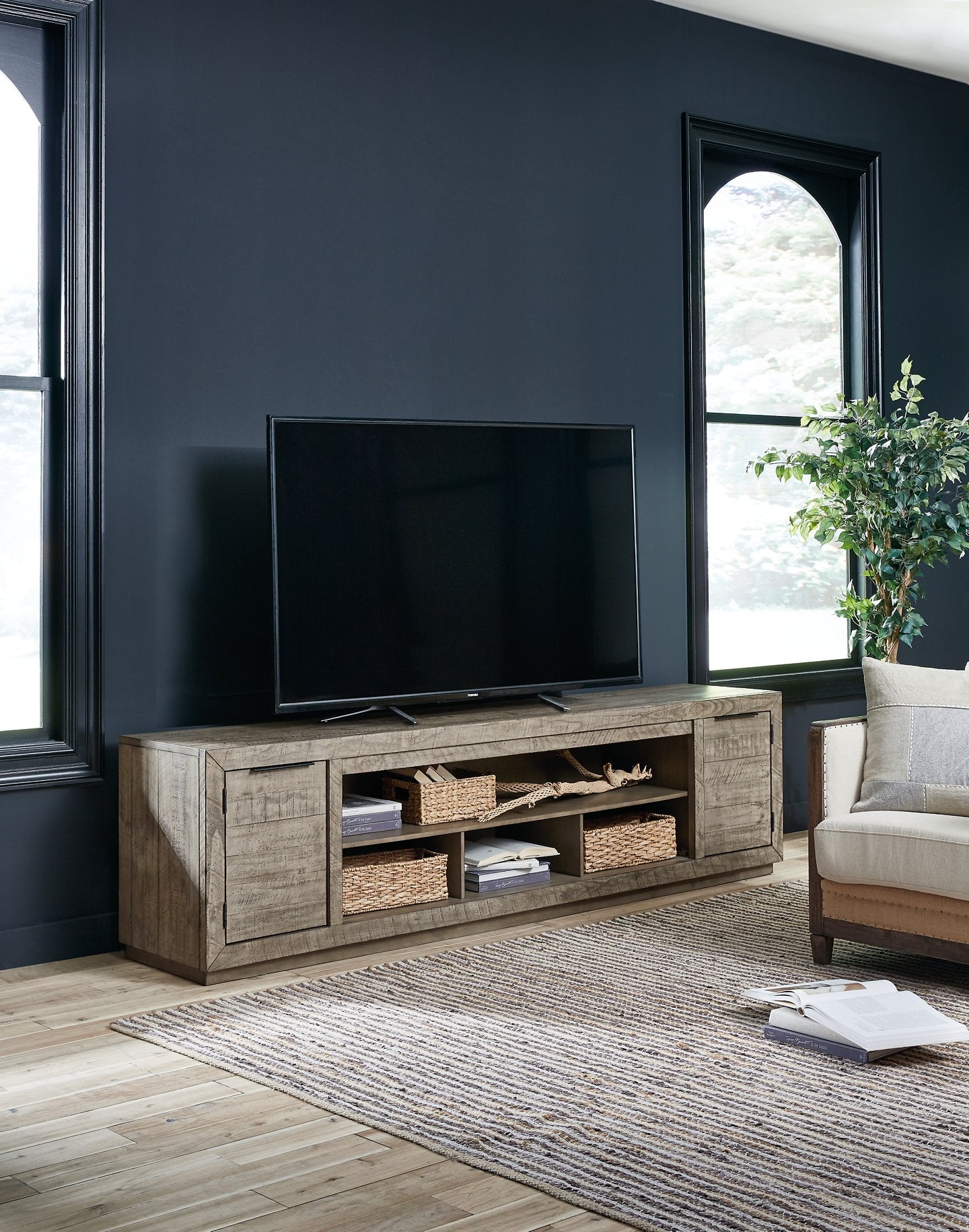 Krystanza 92" TV Stand - Pull Up A Couch