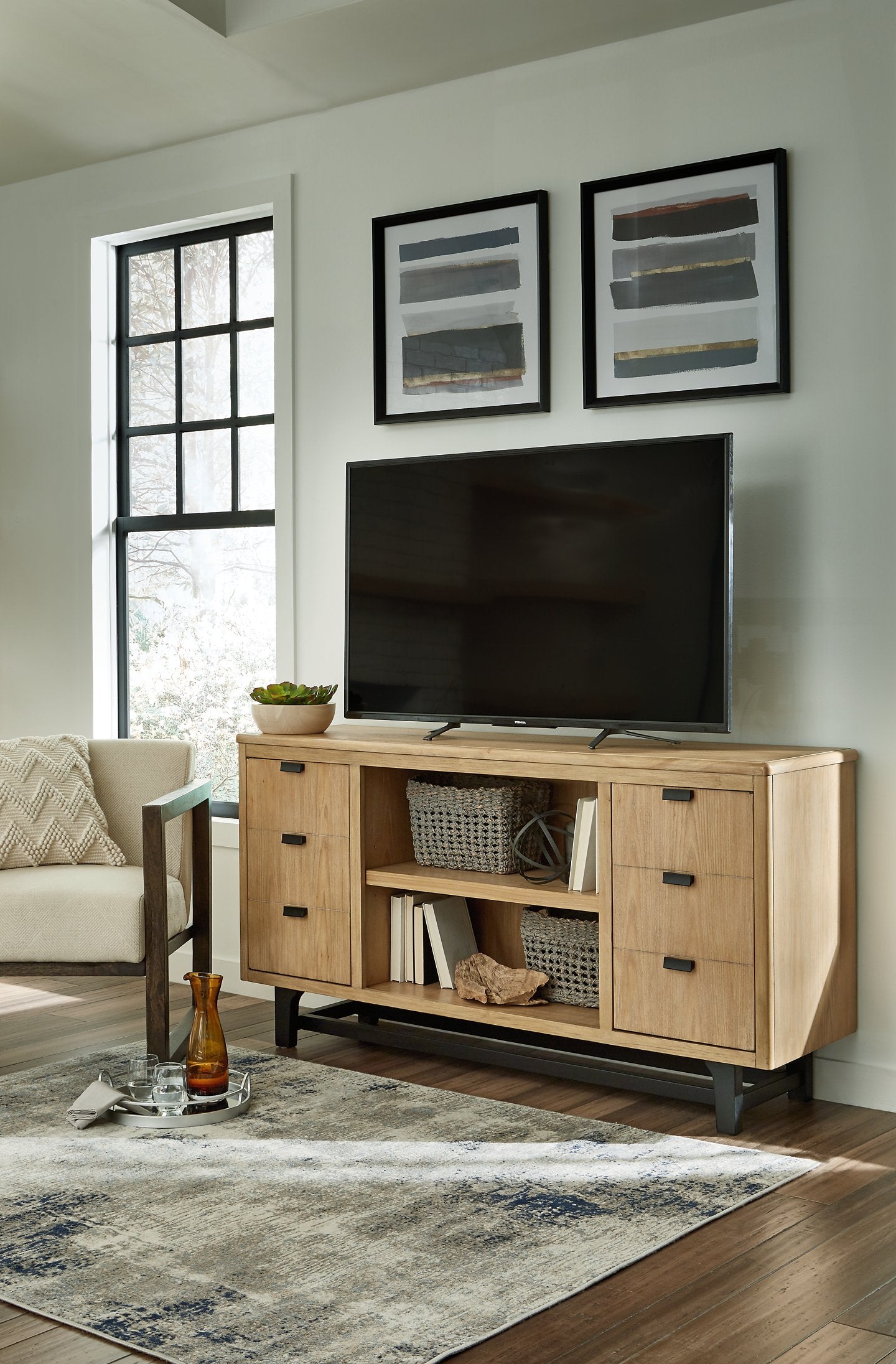 Freslowe Large TV Stand - Pull Up A Couch