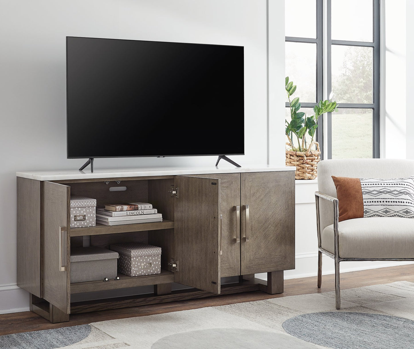 Loyaska 68" TV Stand - Pull Up A Couch