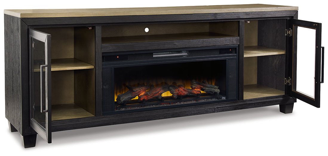 Foyland 83" TV Stand with Electric Fireplace - Pull Up A Couch