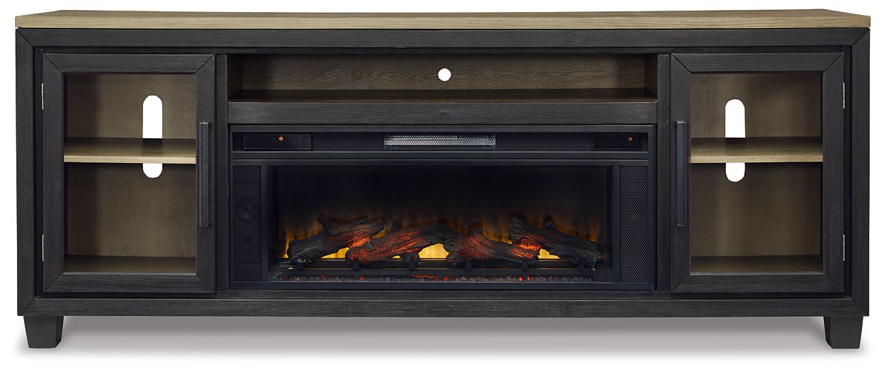 Foyland 83" TV Stand with Electric Fireplace - Pull Up A Couch