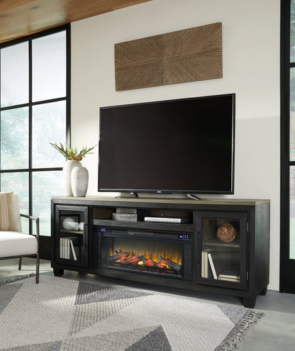 Foyland 83" TV Stand with Electric Fireplace - Pull Up A Couch