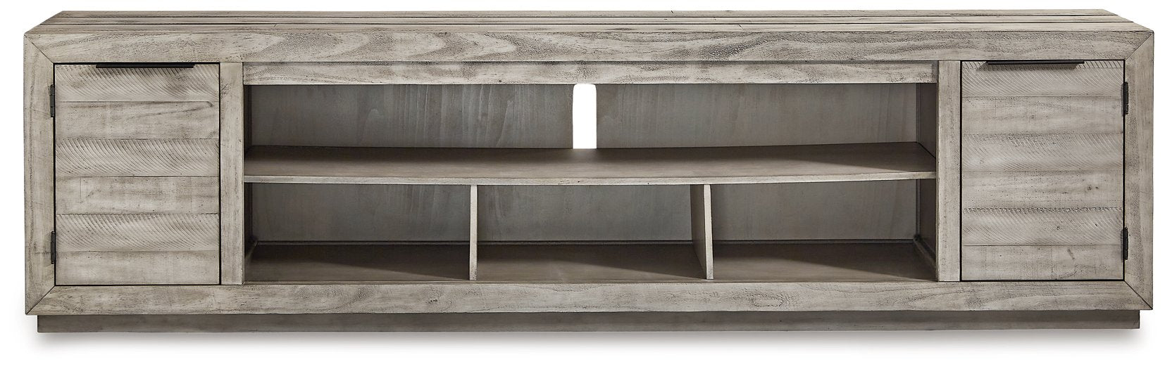 Naydell 92" TV Stand with Electric Fireplace - Pull Up A Couch