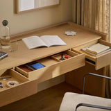 70" MCM-Style Desk (White Oak)
