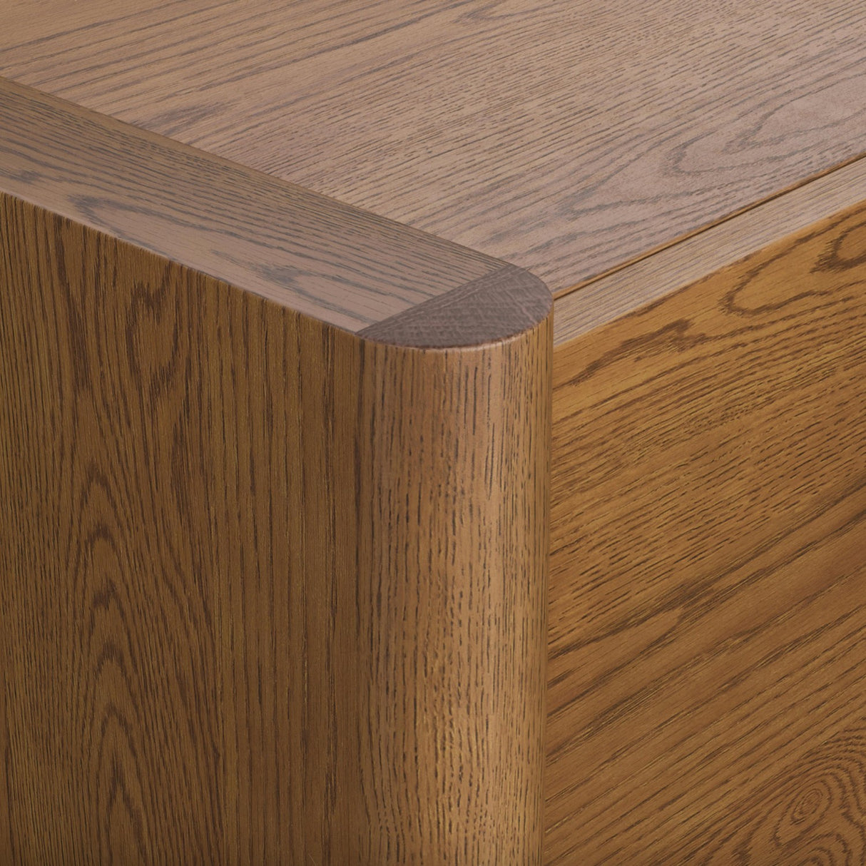 54" MCM-Style Media Unit (Smoked Oak)