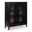 Ashley Furniture Armenleigh accent cabinet with closed doors, featuring a stylish design and wood finish for living room decor.