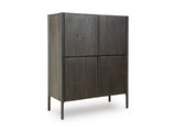 Ashley Furniture Orsonal Accent Cabinet with closed doors, featuring a stylish wood finish and modern design.
