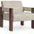 Ashley Furniture Adlanlock accent chair with plush upholstery and wooden legs, stylishly designed for living room decor.