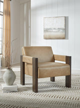 Ashley Furniture Adlanlock accent chair with plush upholstery and stylish design, perfect for living room decor.