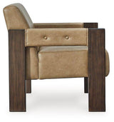 Ashley Furniture Adlanlock Accent Chair with plush fabric upholstery and stylish design, perfect for living room decor.