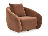 Ashley Furniture Yahya Swivel Accent Chair with plush upholstery and modern design, shown from an angled perspective.
