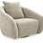 Ashley Furniture Yahya swivel accent chair with plush upholstery and modern design, shown from an angled side view.