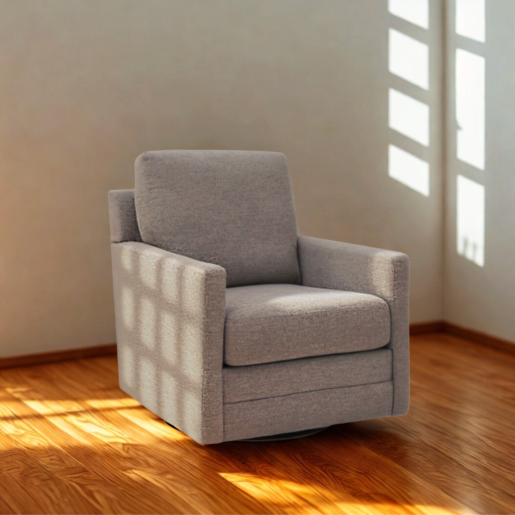 Freybourne swivel accent chair by Ashley Furniture featuring a plush cushion, modern design, and a sleek swivel base.