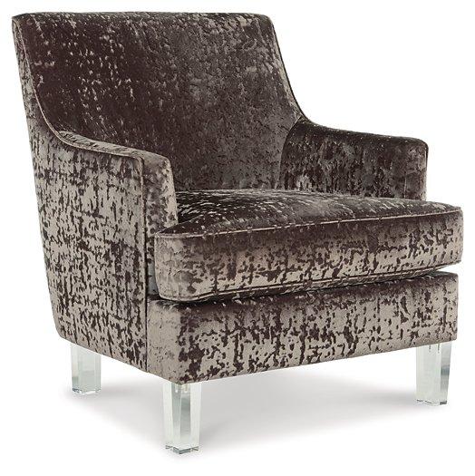 Ashley Furniture Gloriann Accent Chair with plush fabric and modern design, perfect for living room or bedroom decor.