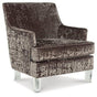 Ashley Furniture Gloriann Accent Chair with plush fabric and modern design, perfect for living room or bedroom decor.