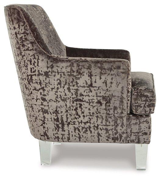 Ashley Furniture Gloriann Accent Chair with plush fabric and stylish design, perfect for adding elegance to any room.