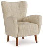 Ashley Furniture Jemison Next-Gen Nuvella accent chair with modern design, featuring plush upholstery and sleek wooden legs.