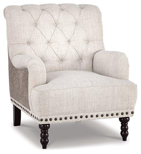 Ashley Furniture Tartonelle accent chair with plush fabric and elegant design, perfect for living room or bedroom decor.