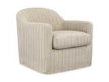 Ashley Furniture Valwick swivel accent chair with soft fabric upholstery and modern design, shown from an angled view.