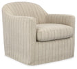 Ashley Furniture Valwick swivel accent chair with a modern design, featuring plush upholstery and a sleek, rounded shape.