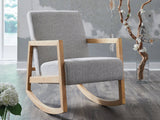 Ashley Furniture Wychworth accent chair with plush upholstery and wooden legs, perfect for living room or bedroom decor.
