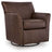 Ashley Furniture Braydunn swivel glider accent chair with plush fabric and a comfortable, modern design, shown from an angled view.